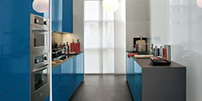 cocina color azul italiana cocina color azul 3 12 Cocinas Color Azul Italianas Modernas