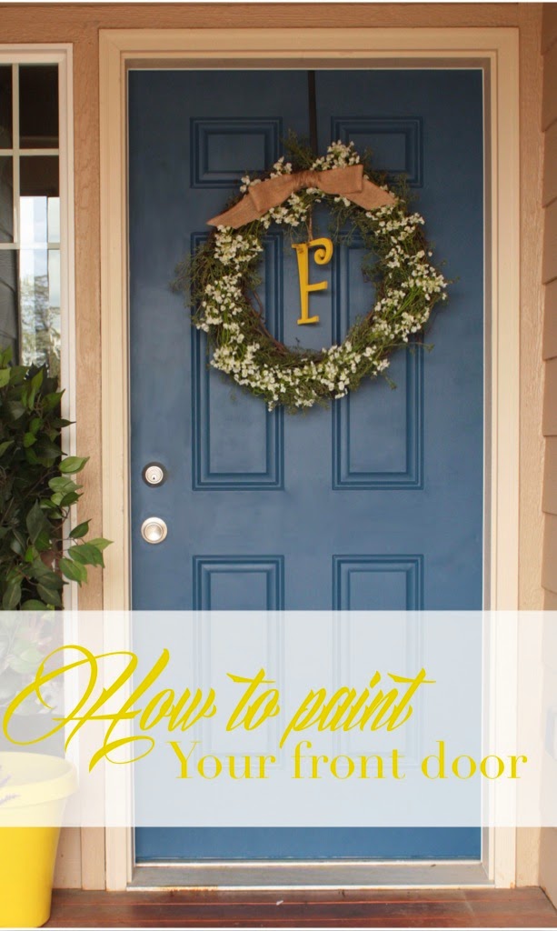 Pinterest and the Pauper! How To Paint Your Front Door!