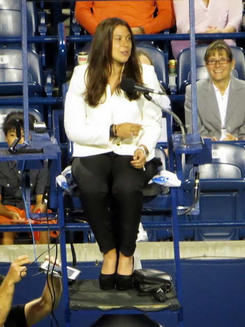 Marion Bartoli Chair Umpire Toronto 2013