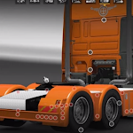 ETS 2 DAF XF Euro 6 Modifiye Parçaları 