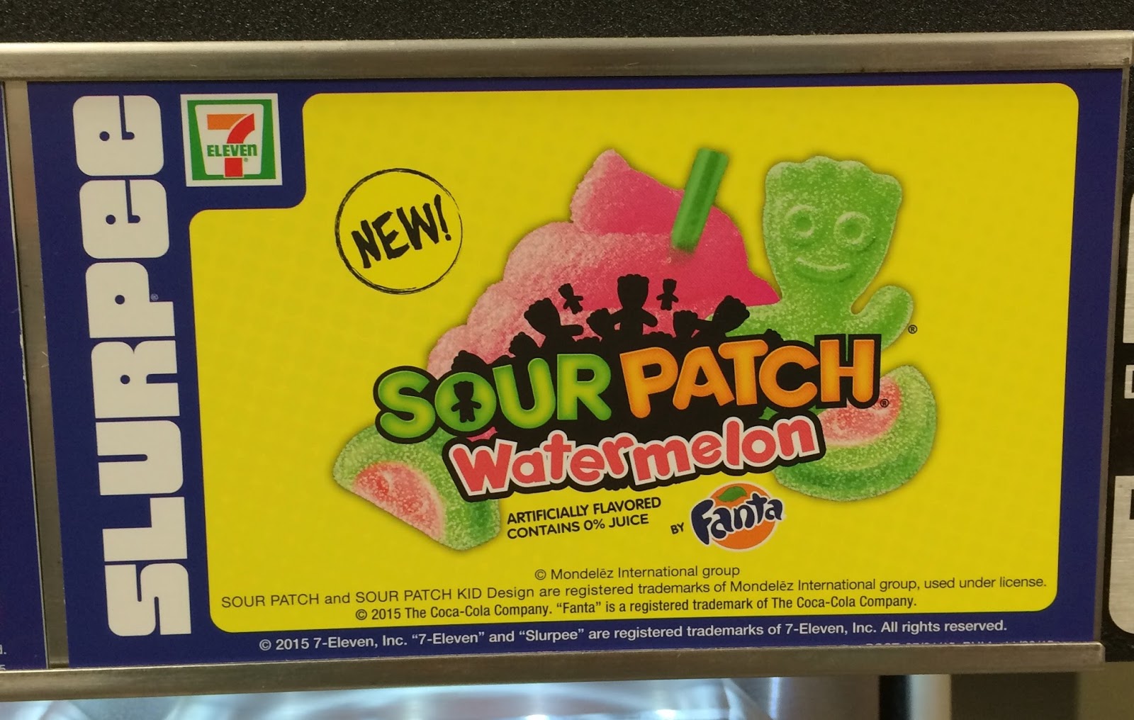 Sour Patch Watermelon Flavored Slurpee From SevenEleven / セブンイレブンのサワー