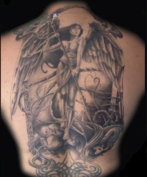 tattoo art death tattoos angels of death themes and tattoo art death tattoos angels of death themes and