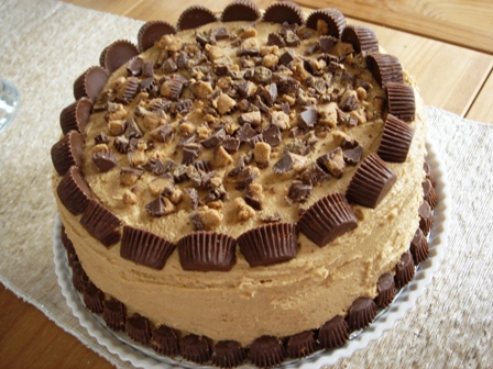 Chocolate Birthday Cake Recipe on Looking Reese S Peanut Butter Cake  I Knew It Was The Cake For Him