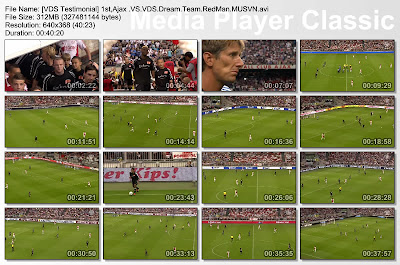 Video Legenda MU, Video Manchester United, Testimonial Edwin Van Der Sar