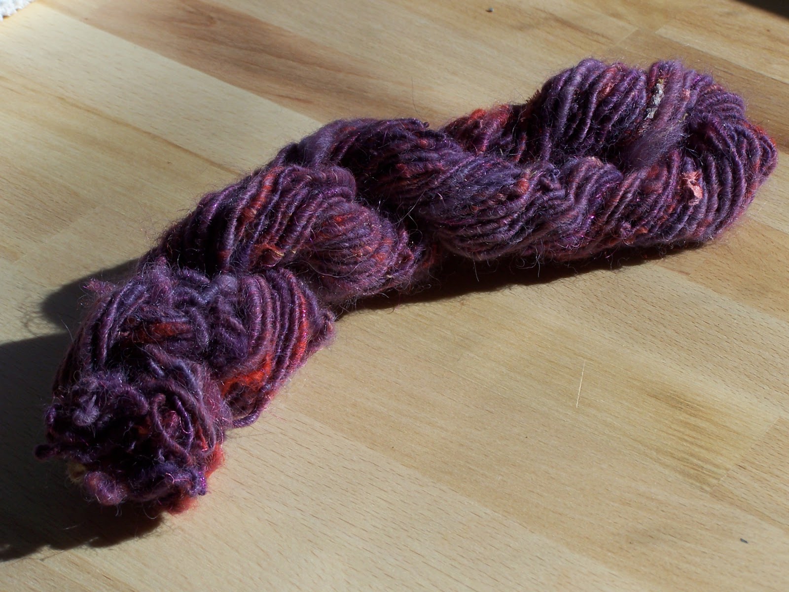 Bellalulu Knit & Spin Ugly Yarn Day 2012