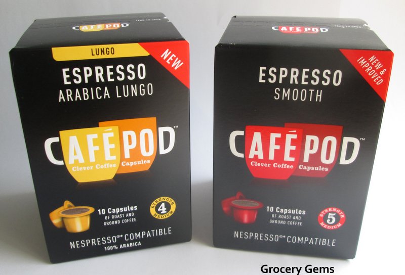 Grocery Gems Review CaféPod Espresso Range (Nespresso Compatible Pods)