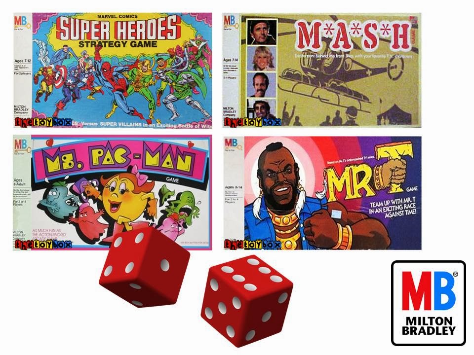 The Toy Box Milton Bradley Board Games Of The 80's