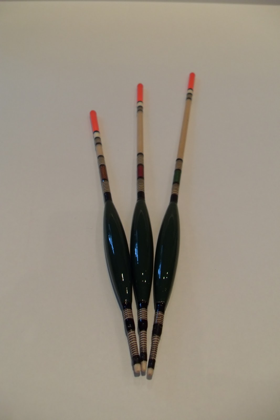 Handmade Fishing Floats by Mark Burningham. Avon floats with cane