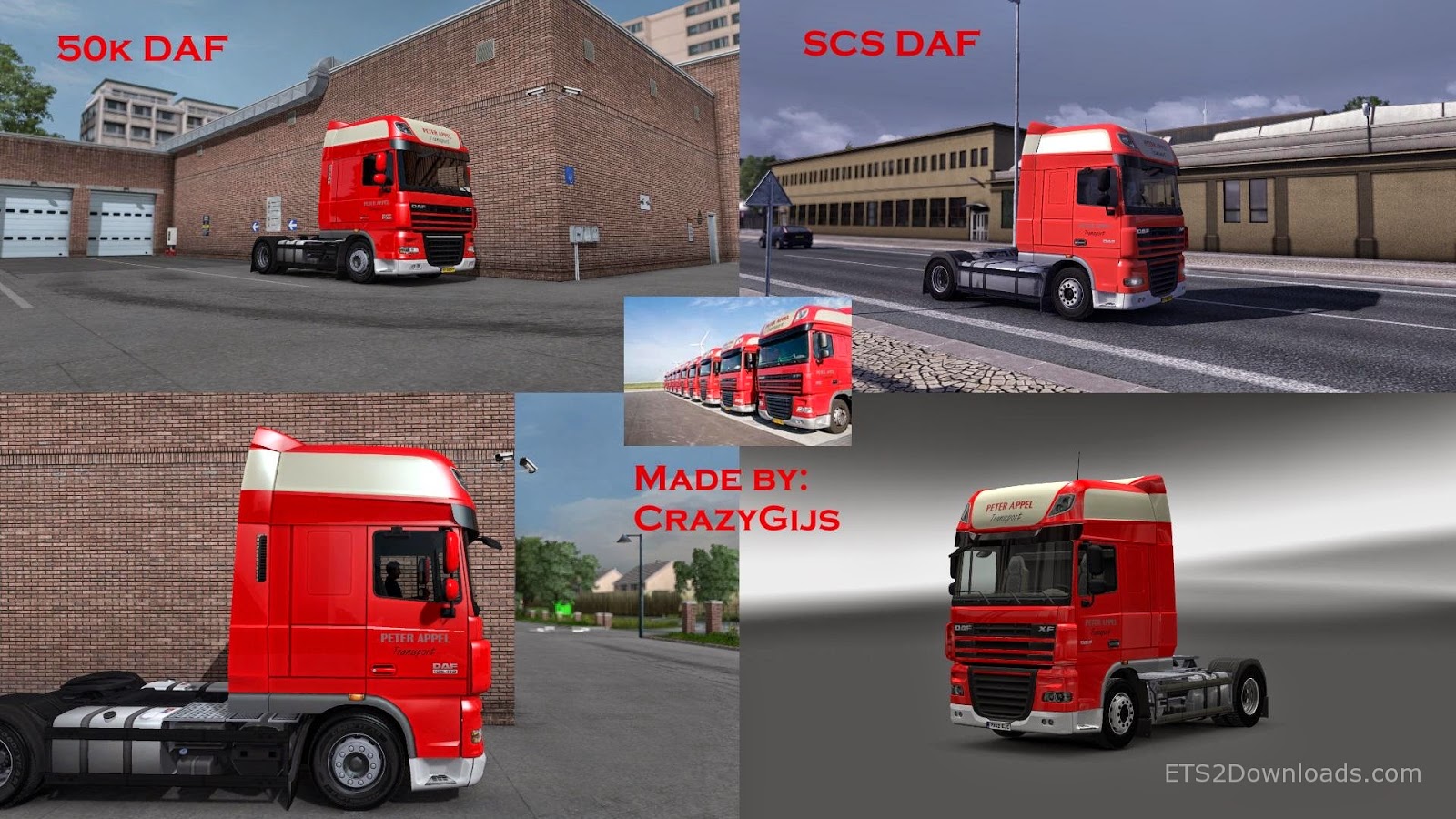 ETS2 Best Of Peter Appel Skin Pack for DAF XF Packs Euro Truck
