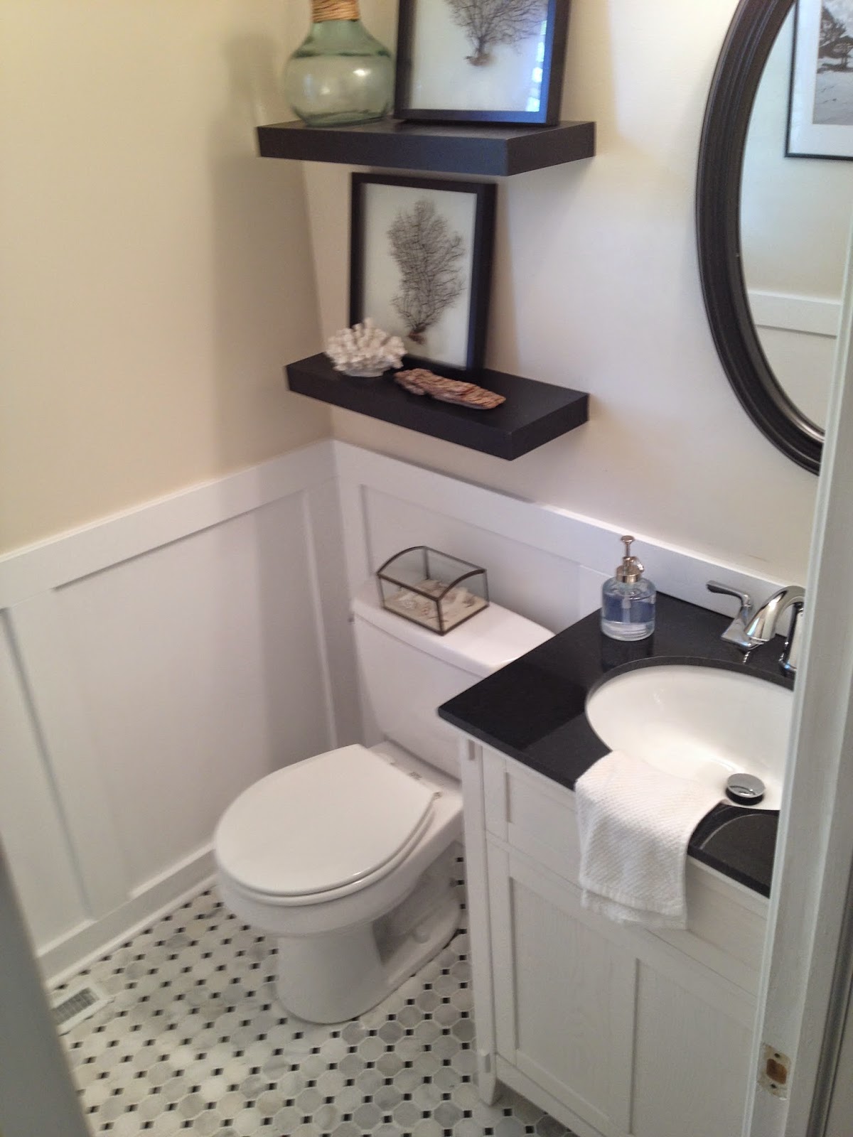 Has A Place Half Bathroom Redone