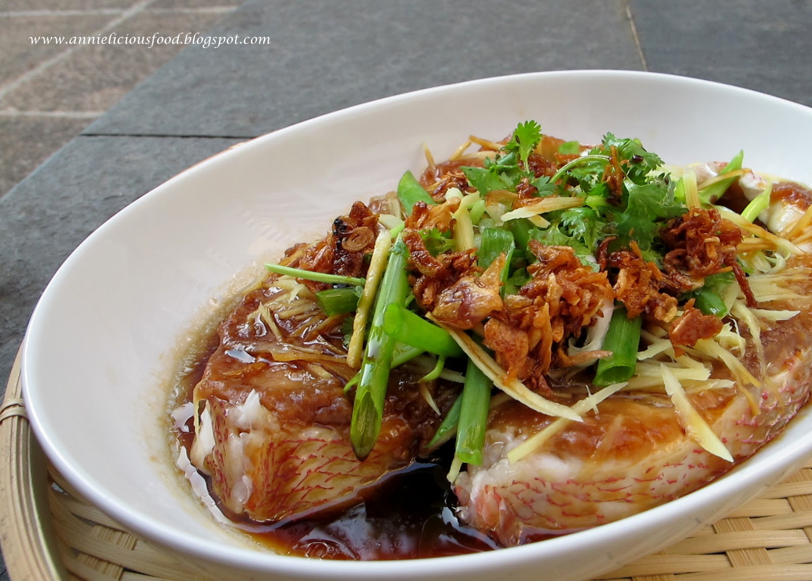 Annielicious Food Steamed Fish with Fermented Bean Paste (豆瓣酱蒸鱼)