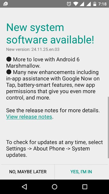 Moto G 3rd gen android 6.0 marshmallow update