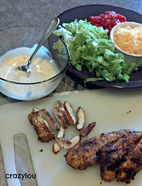 Smokey Chicken wrap--perfect quick dinner for busy school nights