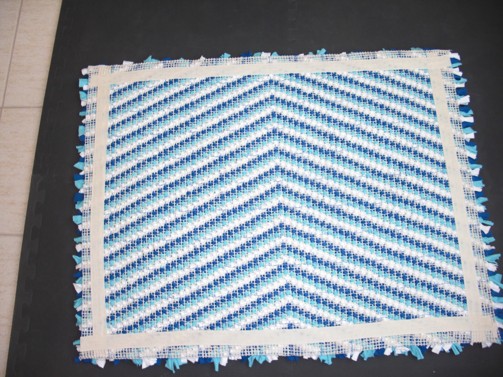 Blondie In Bahrain Jersey Knit Rug (Part 2)