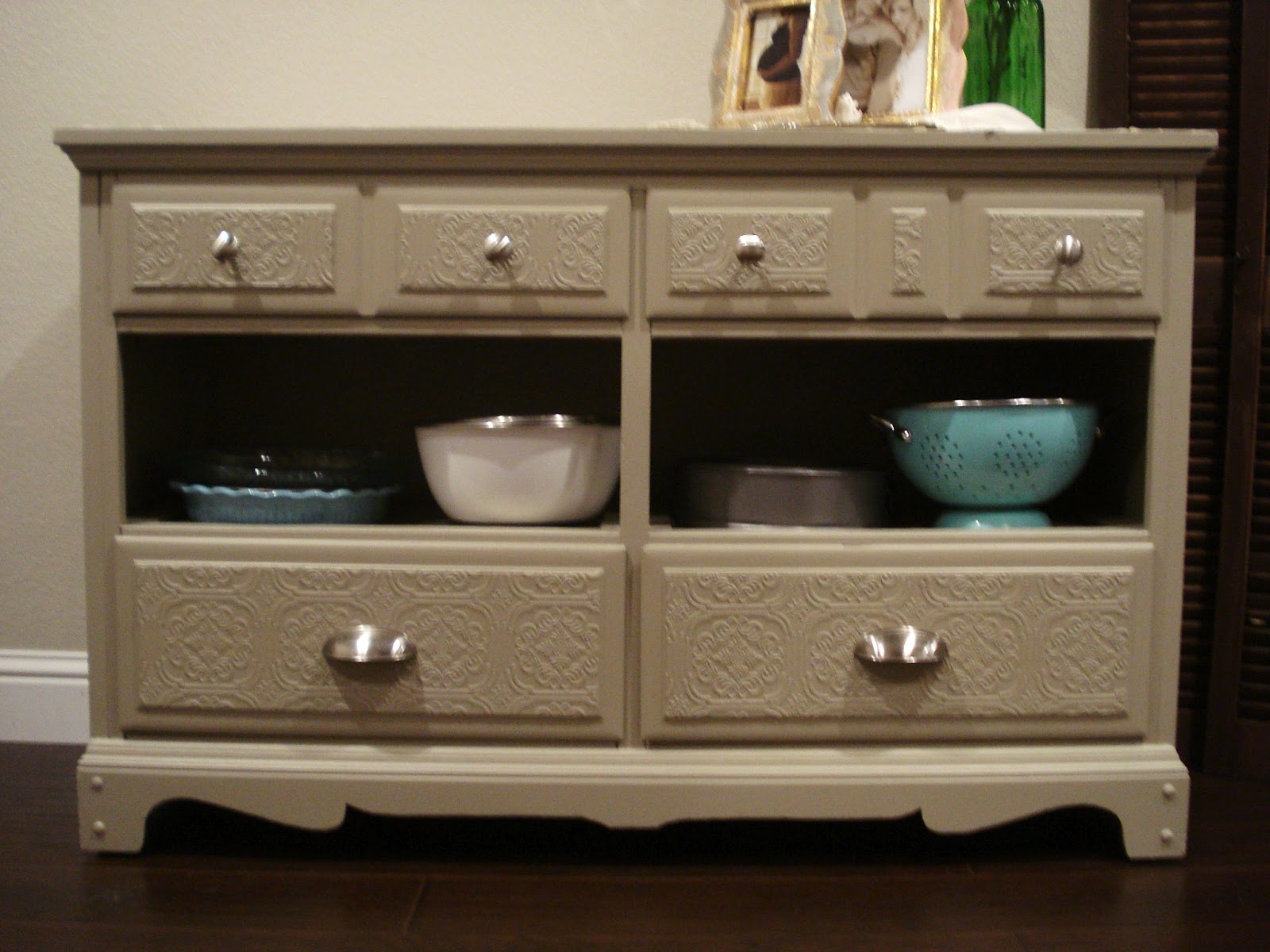GoodWord&GoodWine Dresser Turned Buffet