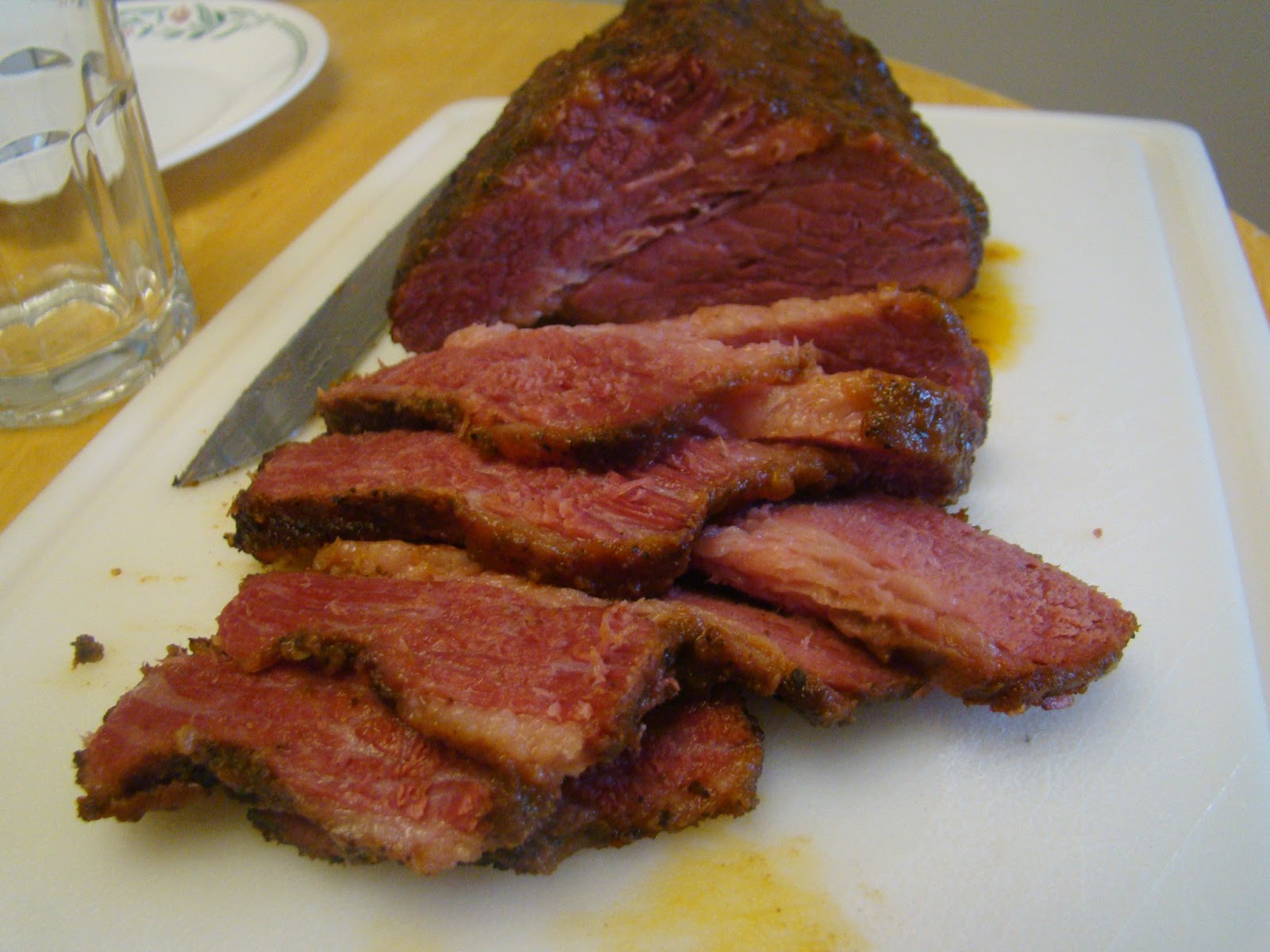 HRM CREATIVE BBQ Corn Beef Brisket on the grill recipe