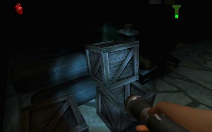 Neste cenário sombrio é muito importante ter uma lanterna. Game Dream Fallen Chaves
