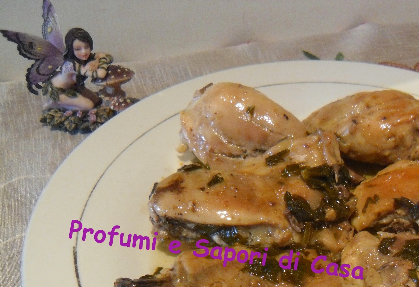 pollo con aceto balsamico di uva vom fass
