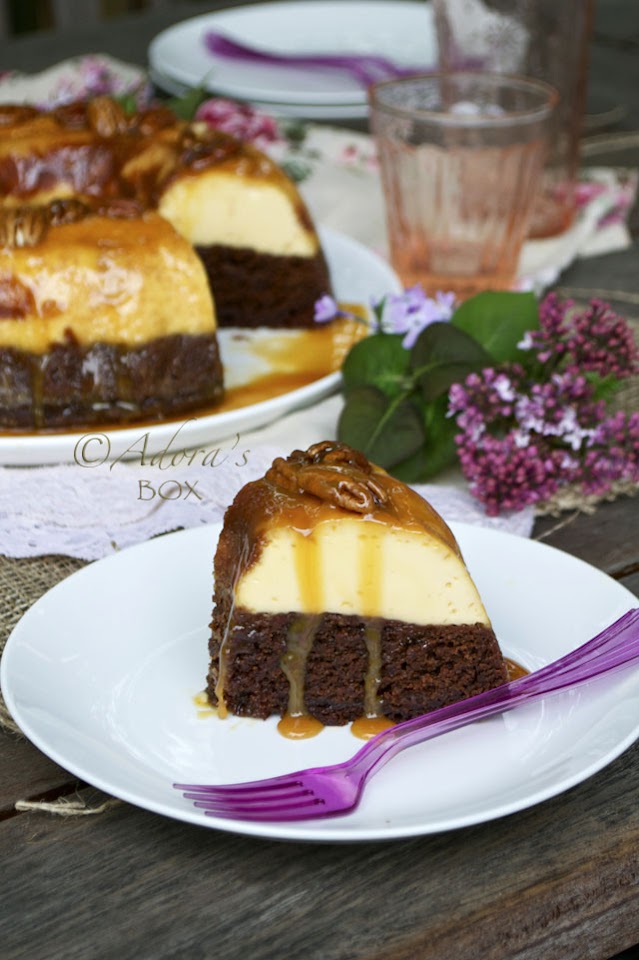 Adora's Box IMPOSSIBLE CAKE (CHOCOFLAN)