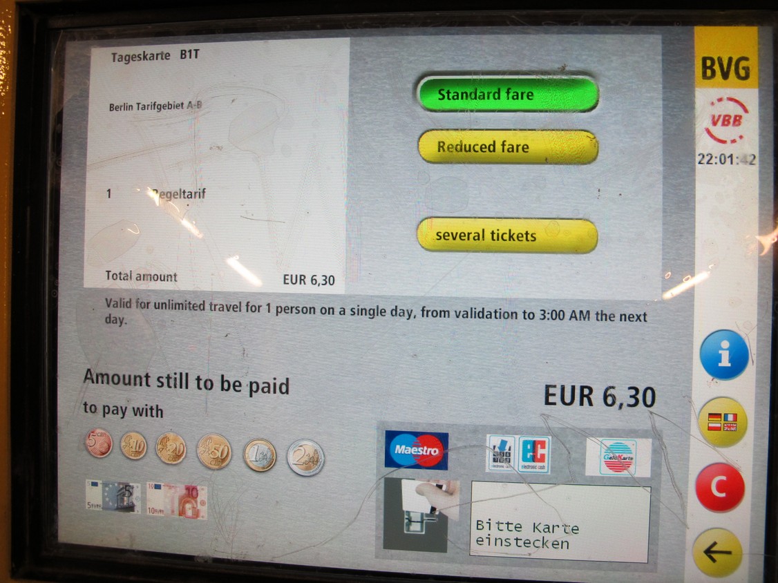 nOnaCapsa Berlin Cheap Transportation Ticket; Berlin Day Pass