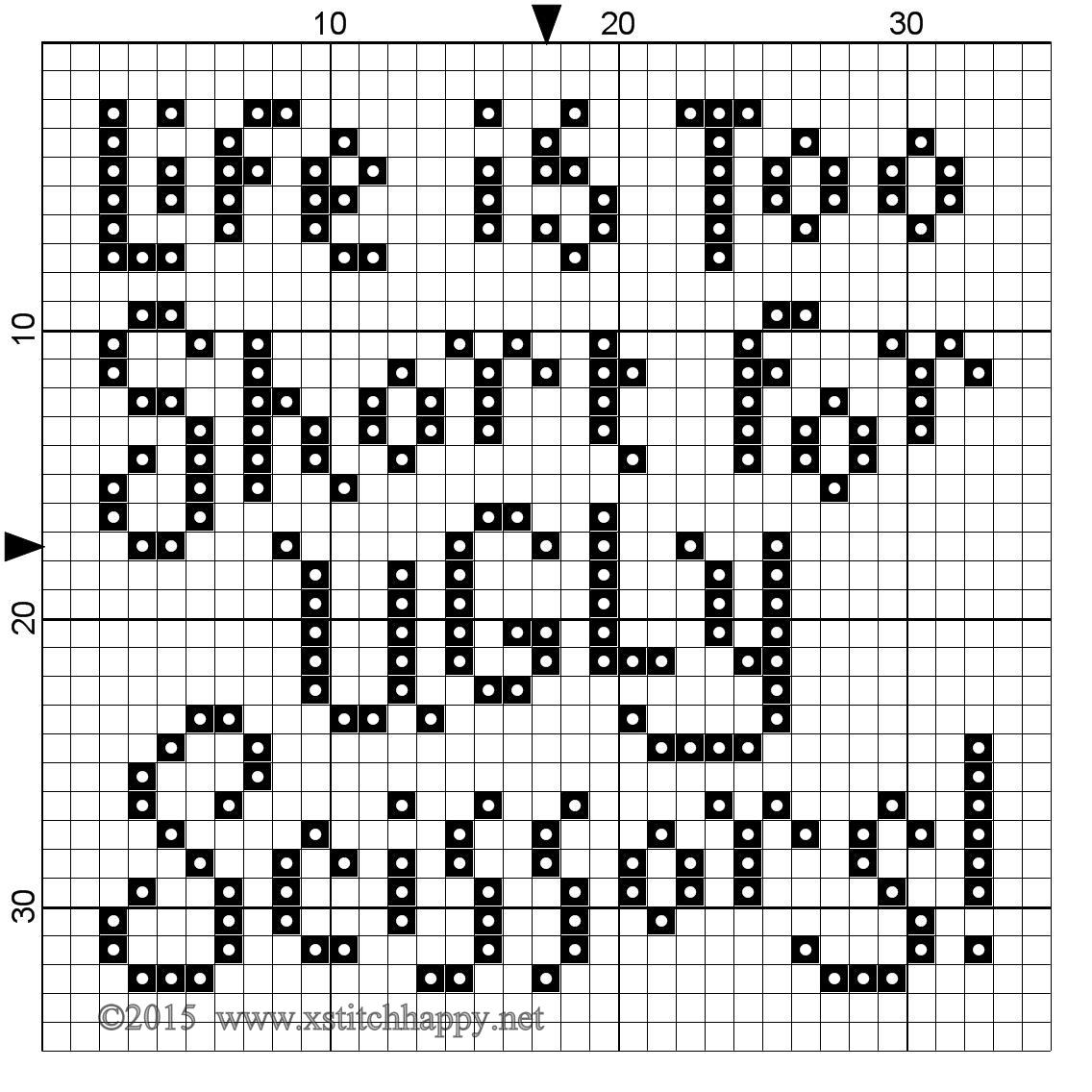 Cross Stitch Happy "Ugly Scissors" Fob