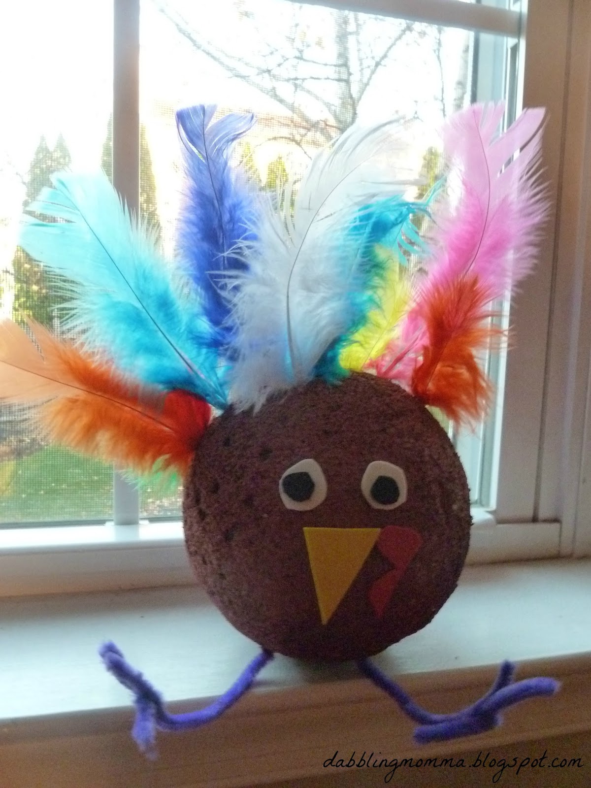 Dabblingmomma Styrofoam Turkey Craft