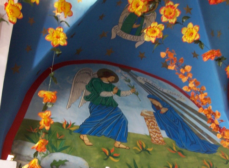 Barrio de San Miguel Tepoztlán MURALES DE LA CAPILLA