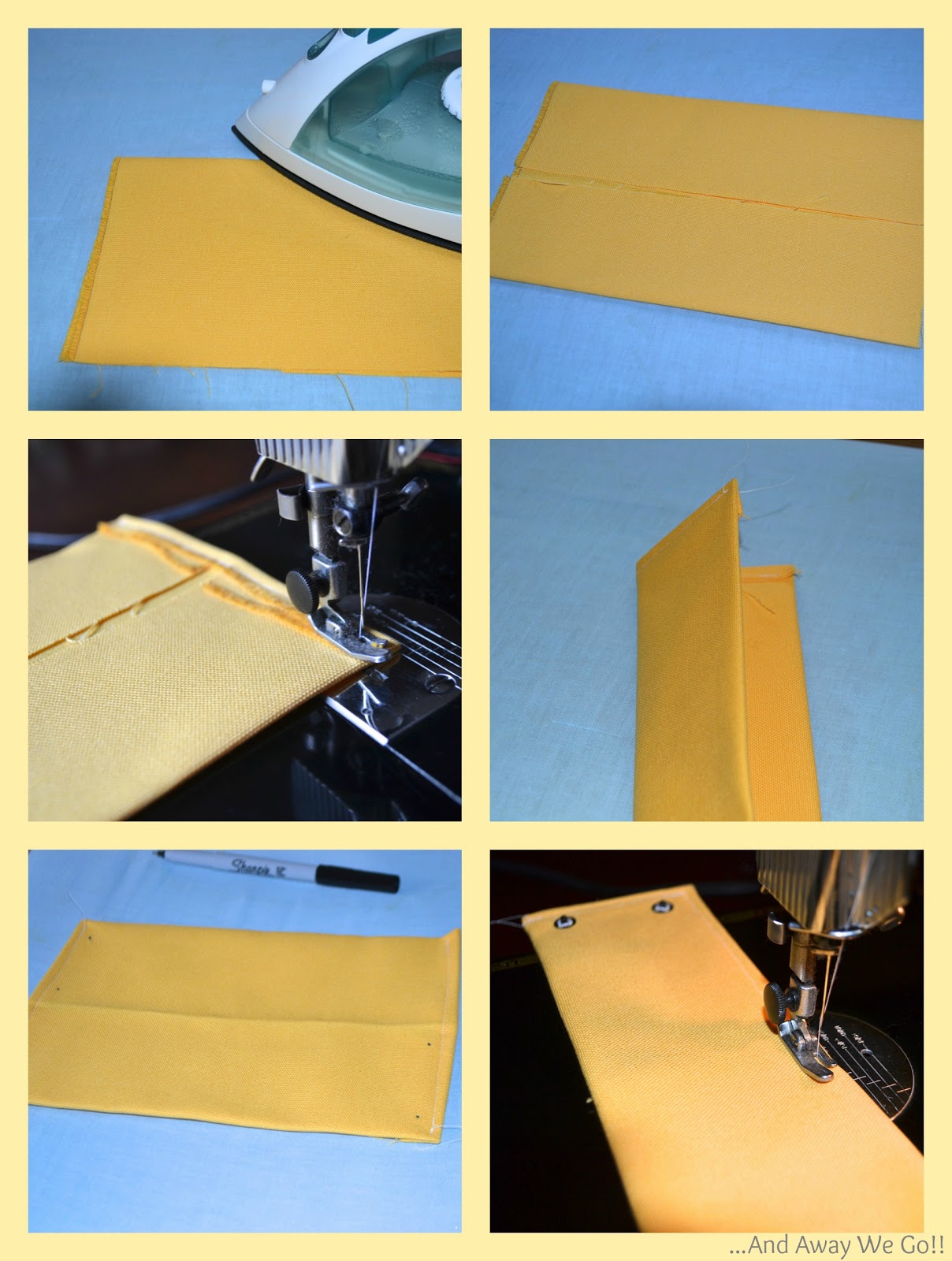 and away we go! Car Seat Cover Tutorial