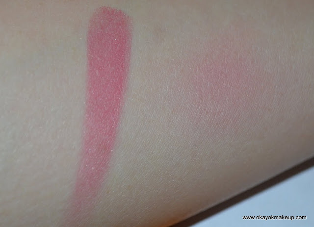 Tarte Amazonian Clay Blush in Natural Beauty swatch Tarte natural beauty swatch