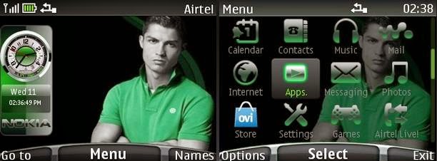Tema ronaldo nokia asha 205 Tema ronaldo nokia asha 205
