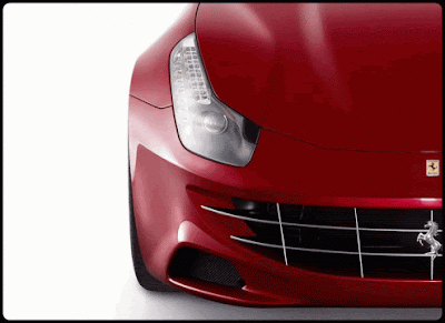 Headlight-2012-Ferrari-FF-Red-Color