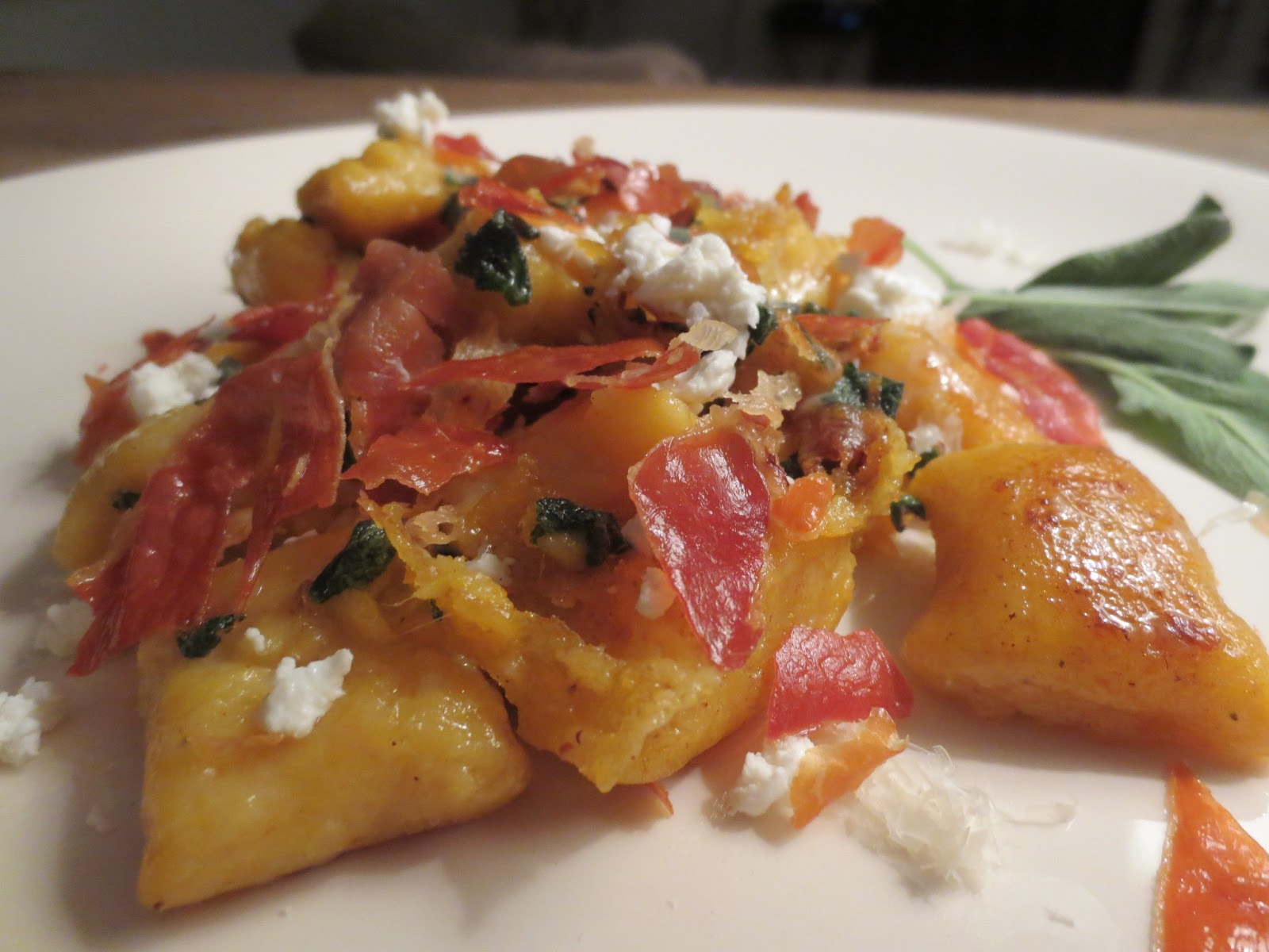 The Owl with the Goblet Butternut Squash Gnocchi with Crispy
