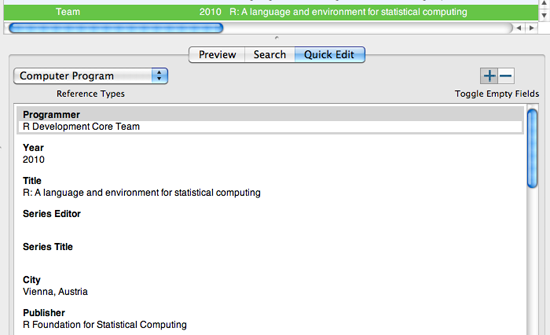 R Tutorial Series R Tutorial Series Citing R with EndNote