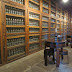 Madeira wine bottles in Blandy's Wine Lodge