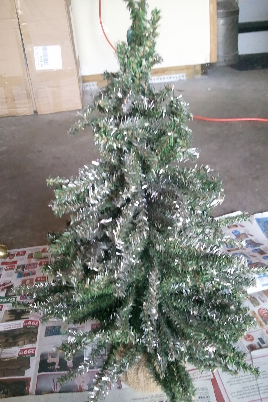 DIY Vintage Chic: Mini Christmas Tree for under $25