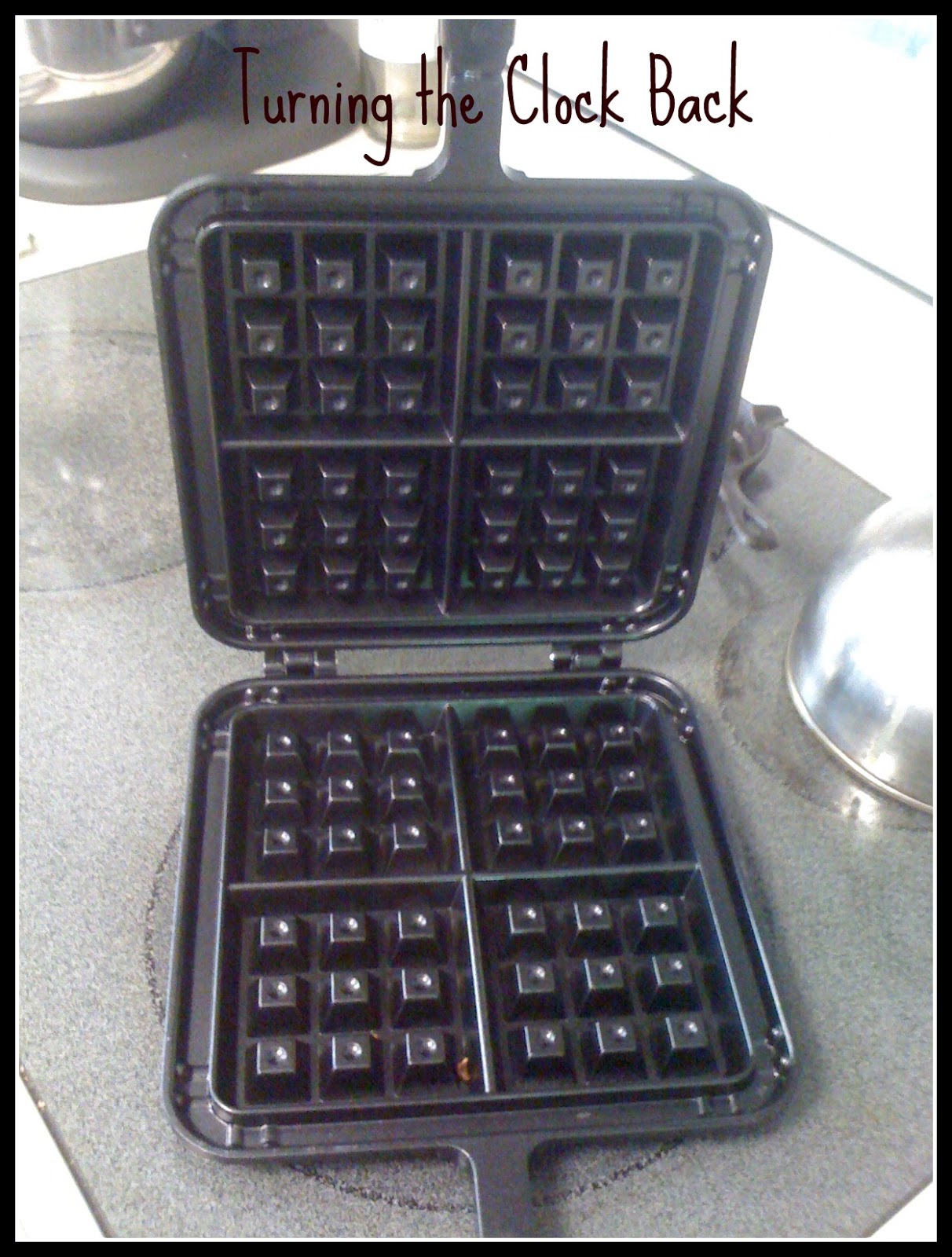 Nordicware Waffle Iron and a Homemade Waffle Recipe! Turning the