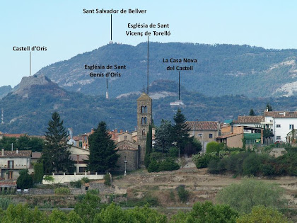 Vistes de ponent des del Serrat de la Miraculosa Vistes de ponent des del Serrat de la Miraculosa