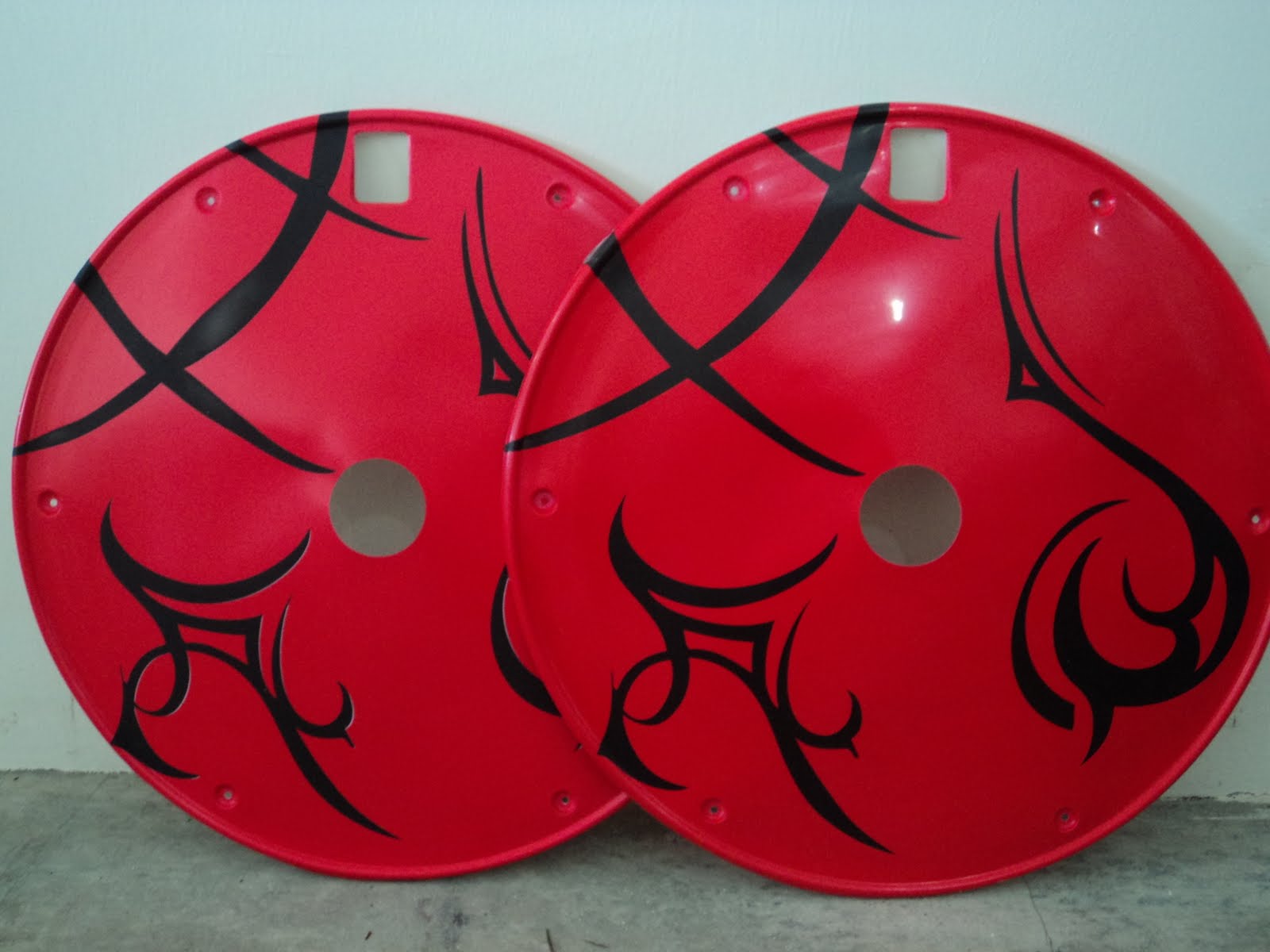 The Right Bike Store Imported New Bicycle / Fixie Rim Cover Red Colour