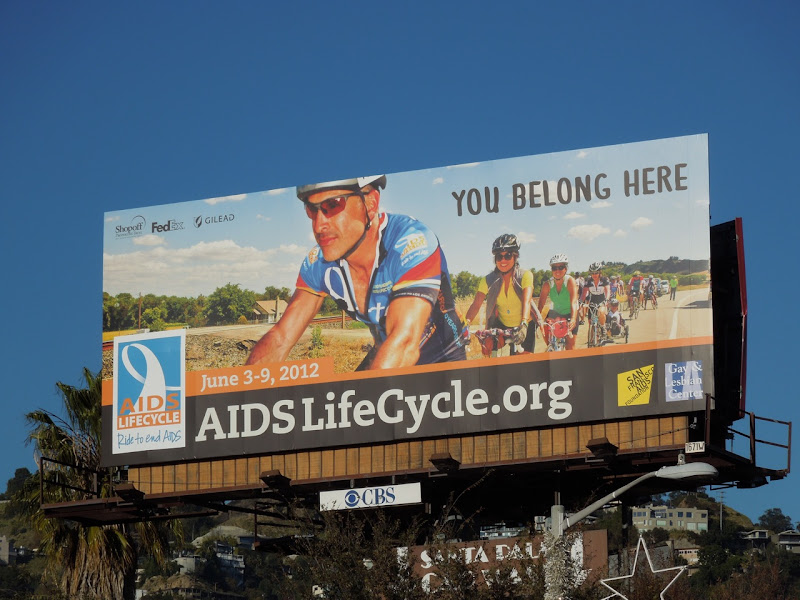 AIDS Life Cycle 2012 billboard