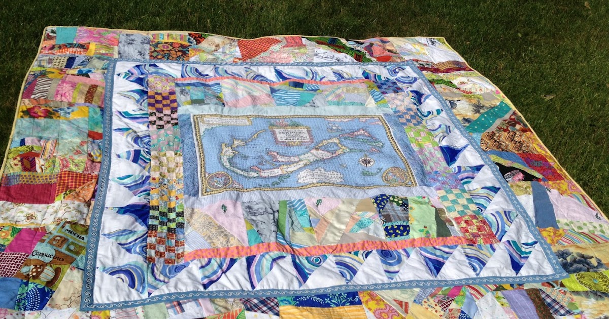 15 minutes play...BumbleBeans Inc. Bermuda Tea Towel Quilt Finish!