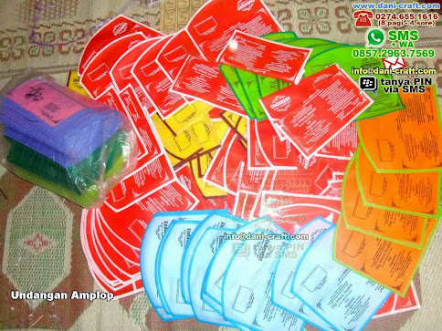 Undangan Amplop Kain Spunbond Bangka Belitung