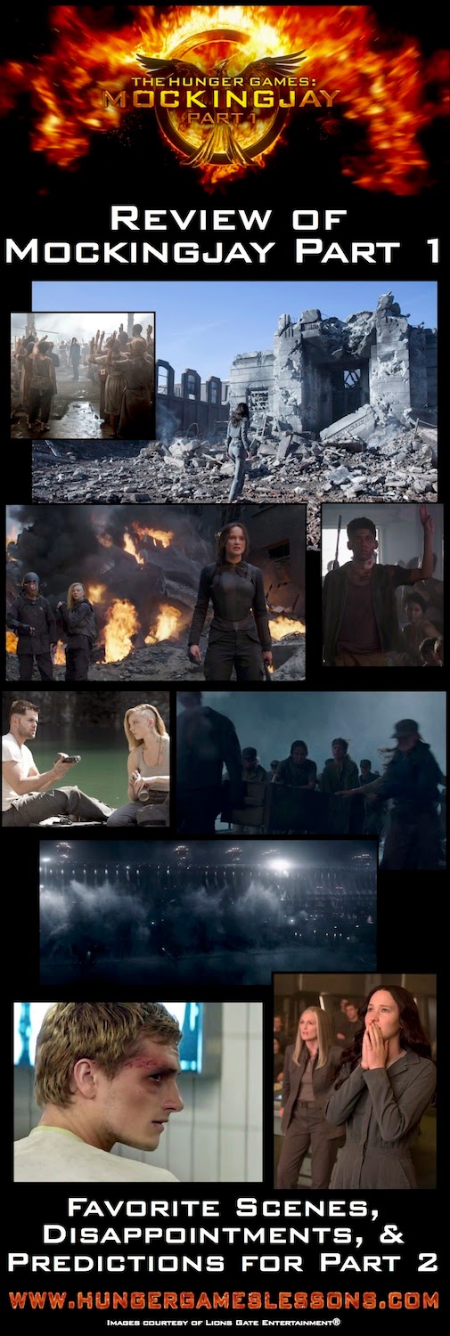 Hunger Games Lessons: Mockingjay Part 1 Movie Review \u0026amp; Predictions ...
