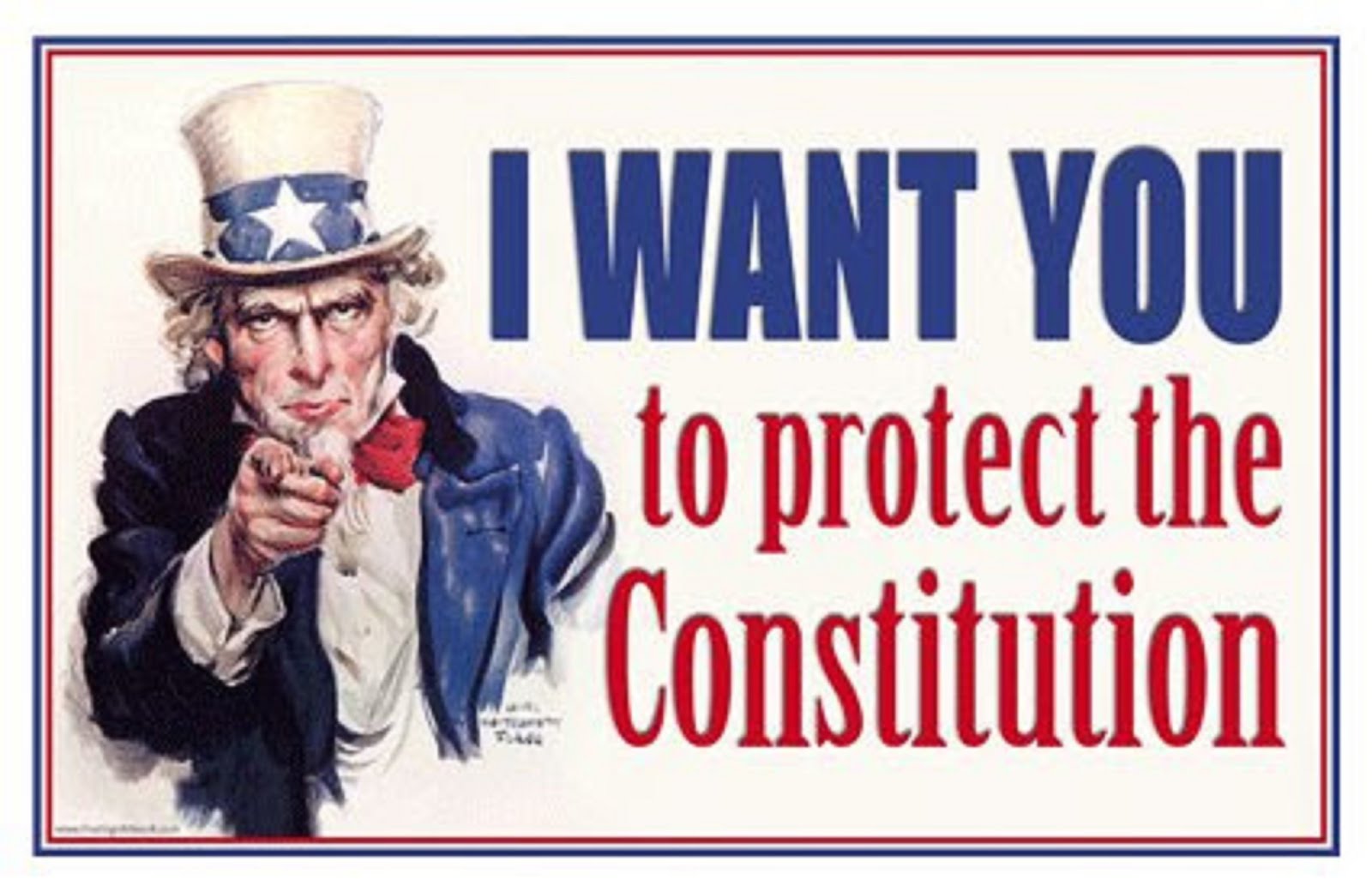 UNCLE SAM - I WANT YOU TO PROTECT THE CONSTITUTION