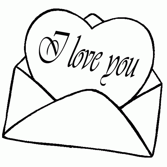 Drawings Love Heart Coloring Pages