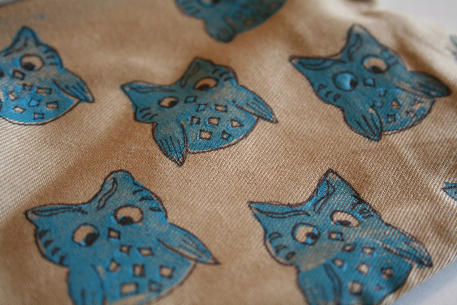 The Experimental Crafter Fabric Stamping Tutorial