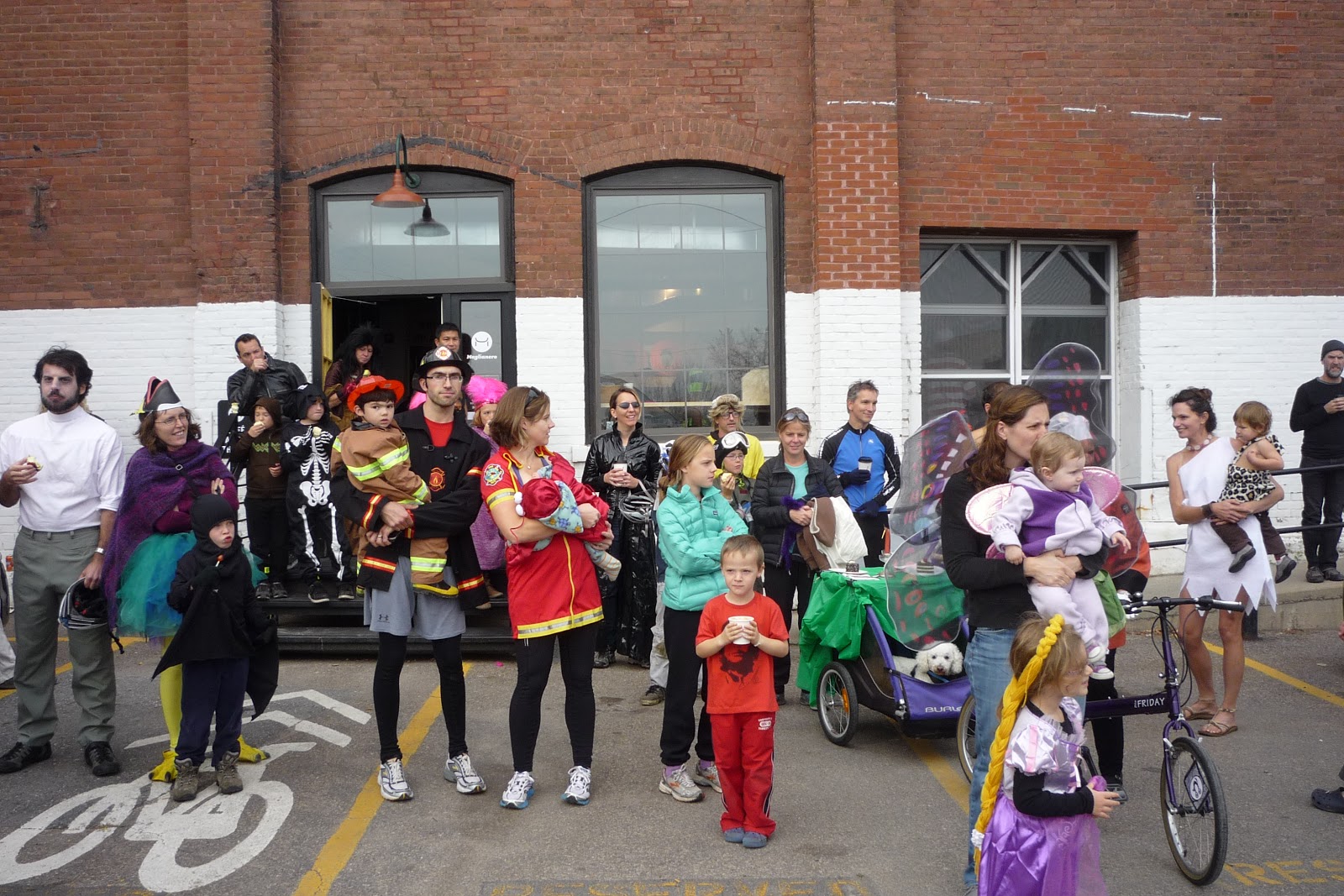 Halloween Bike Ride, Burlington, Vermont. 2012 South Burlington