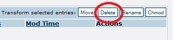 delete delete
