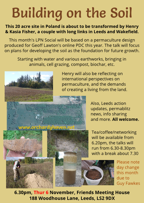Building on the Soil presentation flyer