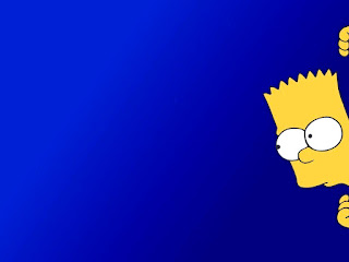 Bart Simpson Twitter Background