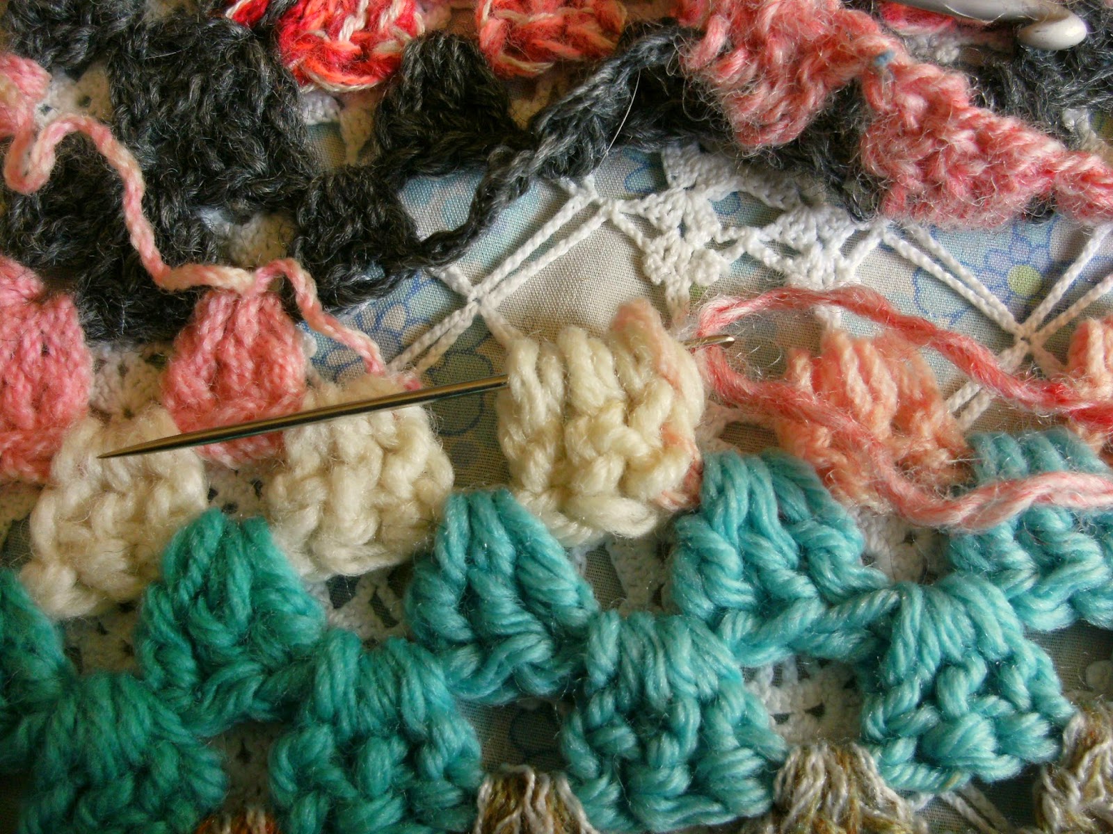 Alexandra Mackenzie How I fix a Crochet Granny Square Blanket.